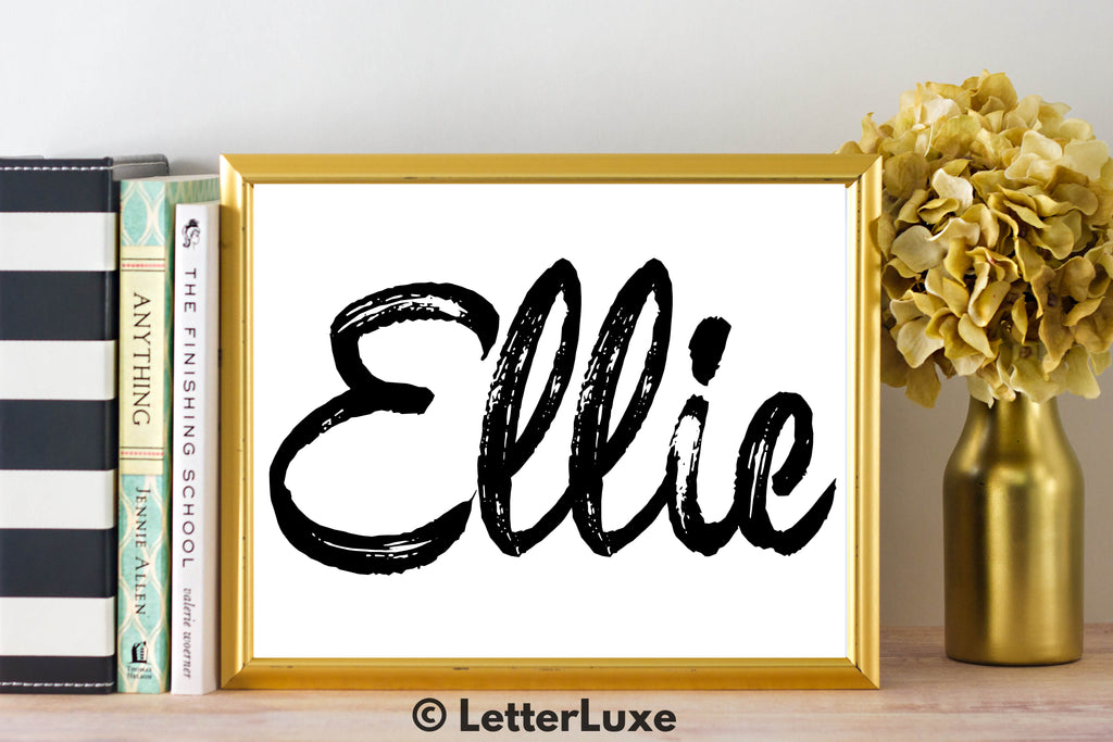 Ellie Gallery Wall Art - Personalized Birthday Day Gift – LetterLuxe