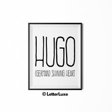 Hugo Printable Kids Gift - Baby Shower Gift - Birthday Party Decorations