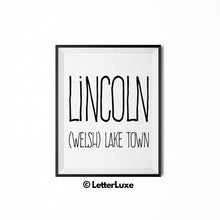 Lincoln Printable Kids Gift - Name Meaning Wall Decor - Baby Boy Bedroom Idea