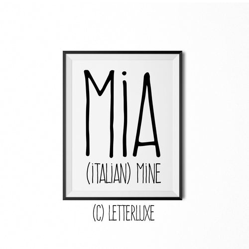 Mia Personalized Birthday Gift - Romantic Gifts - LetterLuxe