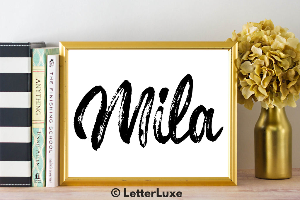 Mila Gallery Wall Art - Personalized Valentine's Day Gift – LetterLuxe