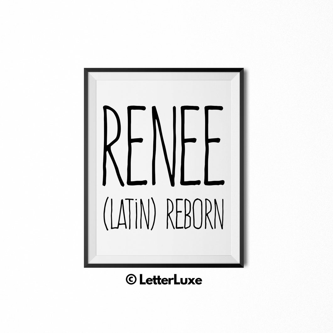 Renee Name Meaning Art Print - Personalized Digital Download – LetterLuxe renee-name-meaning-art-print-personalized-digital-download-letterluxe
