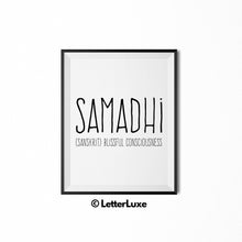 Samadhi - Typography Wall Decor