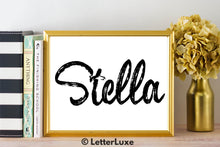 Stella Name Art - Printable Gallery Wall - Romantic Bedroom Decor - Living Room Printable - Last Minute Gift for Mom or Girlfriend